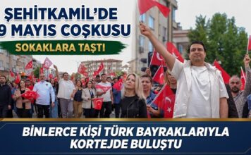 19 Mayıs coşkusu Gaziantep’te sokaklara taştı
