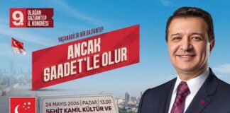 Saadet Partisi Genel Başkanı Arıkan, Gaziantep’e geliyor