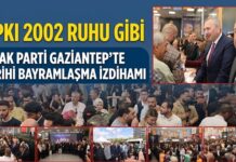 AK Parti Gaziantep’teki bayramlaşma güçlü birlik ve beraberlik tablosuna sahne oldu
