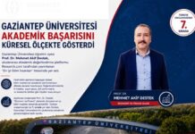 Gaziantep Üniversitesi’nden Prof. Dr. Destek, “Dünyanın En İyi Bilim İnsanları” listesinde