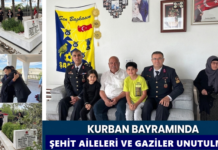 Gaziantep jandarmasından şehit aileleri ve gazilere anlamlı bayram ziyareti