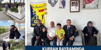 Gaziantep jandarmasından şehit aileleri ve gazilere anlamlı bayram ziyareti
