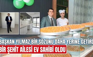 Gaziantep’te örnek belediyecilik! Şehitkamil’de satılan baklavalar şehit ailesine ev oldu