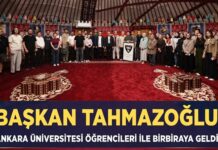 Başkan Tahmazoğlu Ankara Üniversitesi öğrencilerini ağırladı