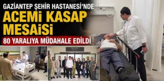 Acemi kasaplar Gaziantep Şehir Hastanesi’ne akın etti! 80 yaralıya müdahale edildi