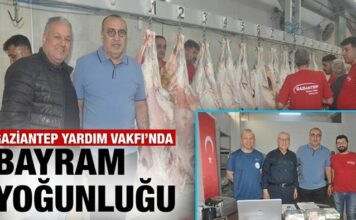 Gaziantep Yardım Vakfı’nda bayram yoğunluğu