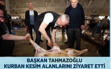 Başkan Tahmazoğlu’ndan sahada bayram bayram mesaisi