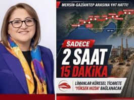 Fatma Şahin açıkladı: Gaziantep-Mersin arasındaki dev projede sona yaklaşılıyor!