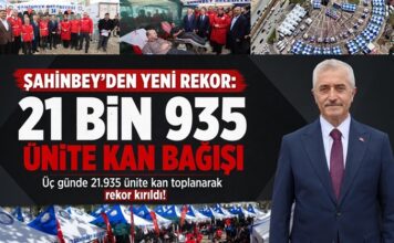 Bu bir rekor! Gaziantepliler kan vermek için sıraya girdi