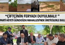 İYİ Parti heyeti, Gaziantep’te “süper hücre” mağduru çiftçilerin sorunlarını dinledi