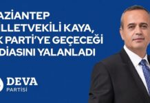DEVA Partisi Gaziantep Milletvekili Kaya, AK Parti’ye geçeceği iddialarını yalanladı