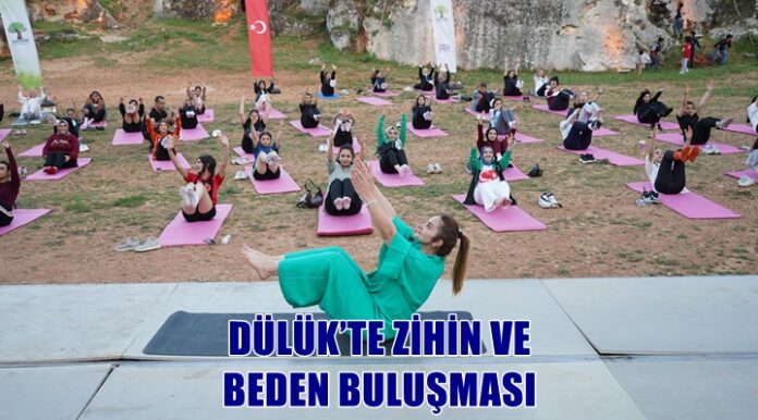 Farklı bir deneyim! Gaziantep'te yoga tutkunları Dülük'te buluştu