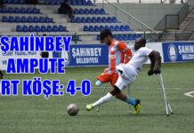 Gaziantep Şahinbey Ampute şampiyonluk yolunda: 4-0
