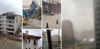 Gaziantep’te sağanak ve fırtınada çatılar uçtu, Alleben Deresi taştı! Çok sayıda yaralı var