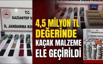 Piyasa değeri 4,5 milyon lira! Gaziantep’te büyük kaçakçılık operasyonu