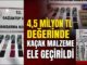 Piyasa değeri 4,5 milyon lira! Gaziantep’te büyük kaçakçılık operasyonu