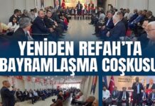 Yeniden Refah Partisi Gaziantep İl Başkanlığında bayram coşkusu yaşandı