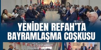 Yeniden Refah Partisi Gaziantep İl Başkanlığında bayram coşkusu yaşandı