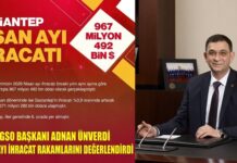 Ünverdi: “Süreçteki tüm zorluklara rağmen Gaziantep’in ihracatı artıyor”