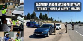 Gaziantep jandarmasından 7/24 bayram mesaisi