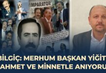 “Bu dünyadan Servet Yiğit diye bir başkan geçti”