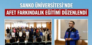SANKO Üniversitesi’nde “Afet Farkındalık Eğitimi” düzenlendi