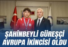 Gaziantep’in gururu! Şahinbeyli güreşçi Avrupa ikincisi oldu