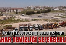 Gaziantep’te bahar hazırlıkları hız kazandı