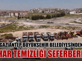 Gaziantep’te bahar hazırlıkları hız kazandı
