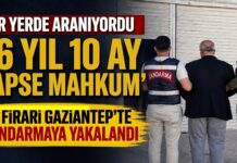 Aylardır aranıyordu! Suç makinesi firari Gaziantep’te yakalandı