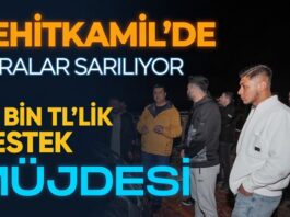 Şehitkamil’de yaralar sarılıyor! Başkan Yılmaz’dan 20 bin lira destek müjdesi