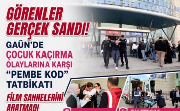 Gaziantep’te nefes kesen “çocuk kaçırma” tatbikatı