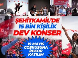 Gaziantep Şehitkamil’de 19 Mayıs coşkusu