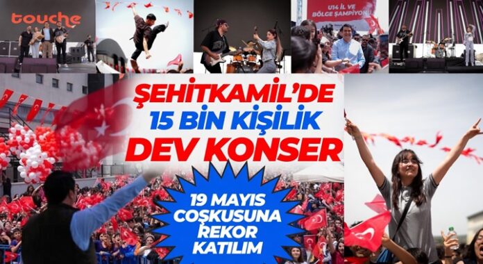 Gaziantep Şehitkamil'de 19 Mayıs coşkusu