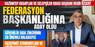Türkiye Kasaplar Federasyonu Başkanlığı için Gaziantep’ten güçlü aday