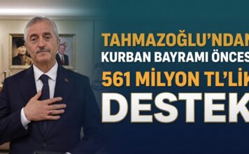 Tahmazoğlu müjdeyi verdi! Kurban Bayramı öncesi Gaziantep’te binlerce aileye 20’şer bin lira ödenecek