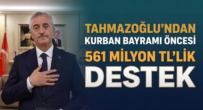 Tahmazoğlu müjdeyi verdi! Kurban Bayramı öncesi Gaziantep'te 28 bin 60 aileye 20'şer bin lira