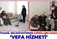Şehitkâmil Belediyesi’nin “Vefa Hizmeti” takdir ediliyor