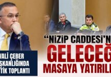 Gaziantep Valiliğinde önemli toplantı! Nizip Caddesi’nin geleceği masaya yatırıldı