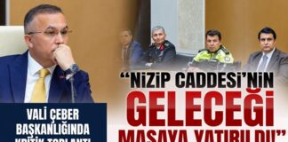 Gaziantep Valiliğinde önemli toplantı! Nizip Caddesi’nin geleceği masaya yatırıldı