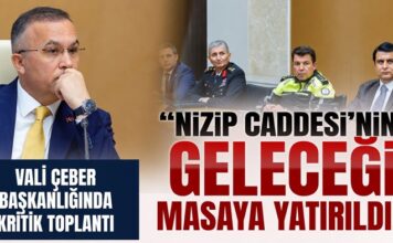 Gaziantep Valiliğinde önemli toplantı! Nizip Caddesi’nin geleceği masaya yatırıldı