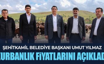 Gazianteplilere güzel haber: Başkan Yılmaz kurbanlık fiyatlarını açıkladı