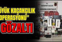 Milyonluk operasyon! Gaziantep’te 1 gözaltı