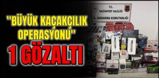 Milyonluk operasyon! Gaziantep’te 1 gözaltı