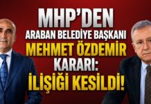MHP’de şok gelişme: Gaziantep Araban Belediye Başkanı Özdemir, MHP’li belediye başkanları listesinden çıkarıldı