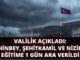 Gaziantep Valiliğinden flaş açıklama: Şahinbey, Şehitkamil ve Nizip ilçelerinde tüm okullar tatil!