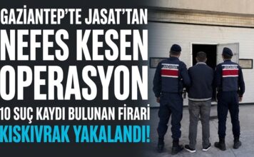 Suç makinesi firari Gaziantep’te nefes kesen operasyonla yakalandı