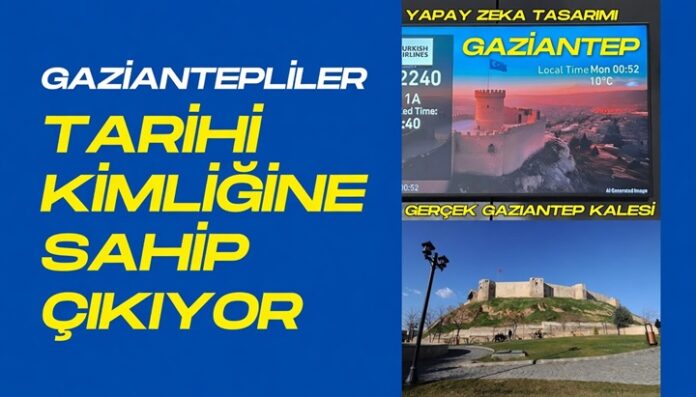 İstanbul Havalimanı'ndaki Gaziantep Kalesi görseli krize yol açtı! Yetkililer harekete geçti