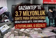 Gaziantep’te sahte para operasyonunda 6 kişi daha gözaltına alındı