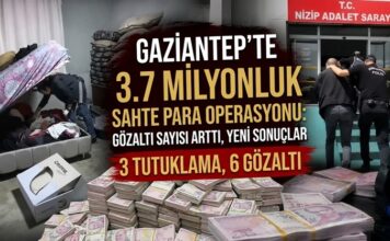 Gaziantep’te sahte para operasyonunda 6 kişi daha gözaltına alındı